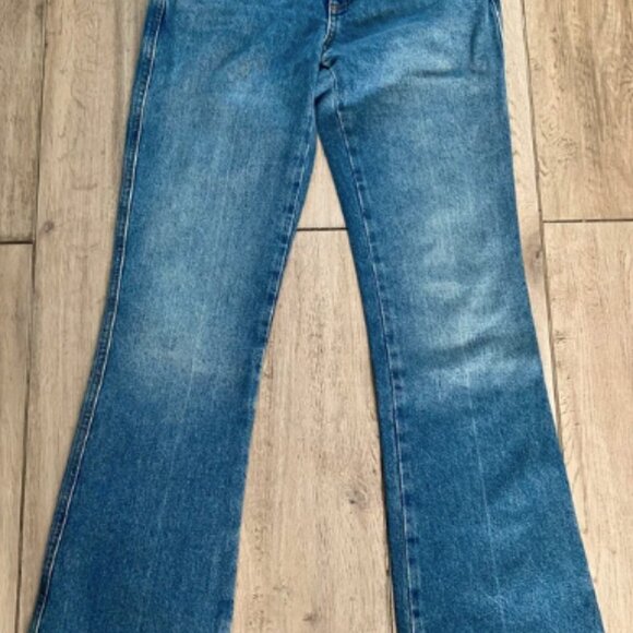 Jean flare Mango -New Mango Flared Jeans – Sky Blue Style & Comfort - Picture 2 of 6